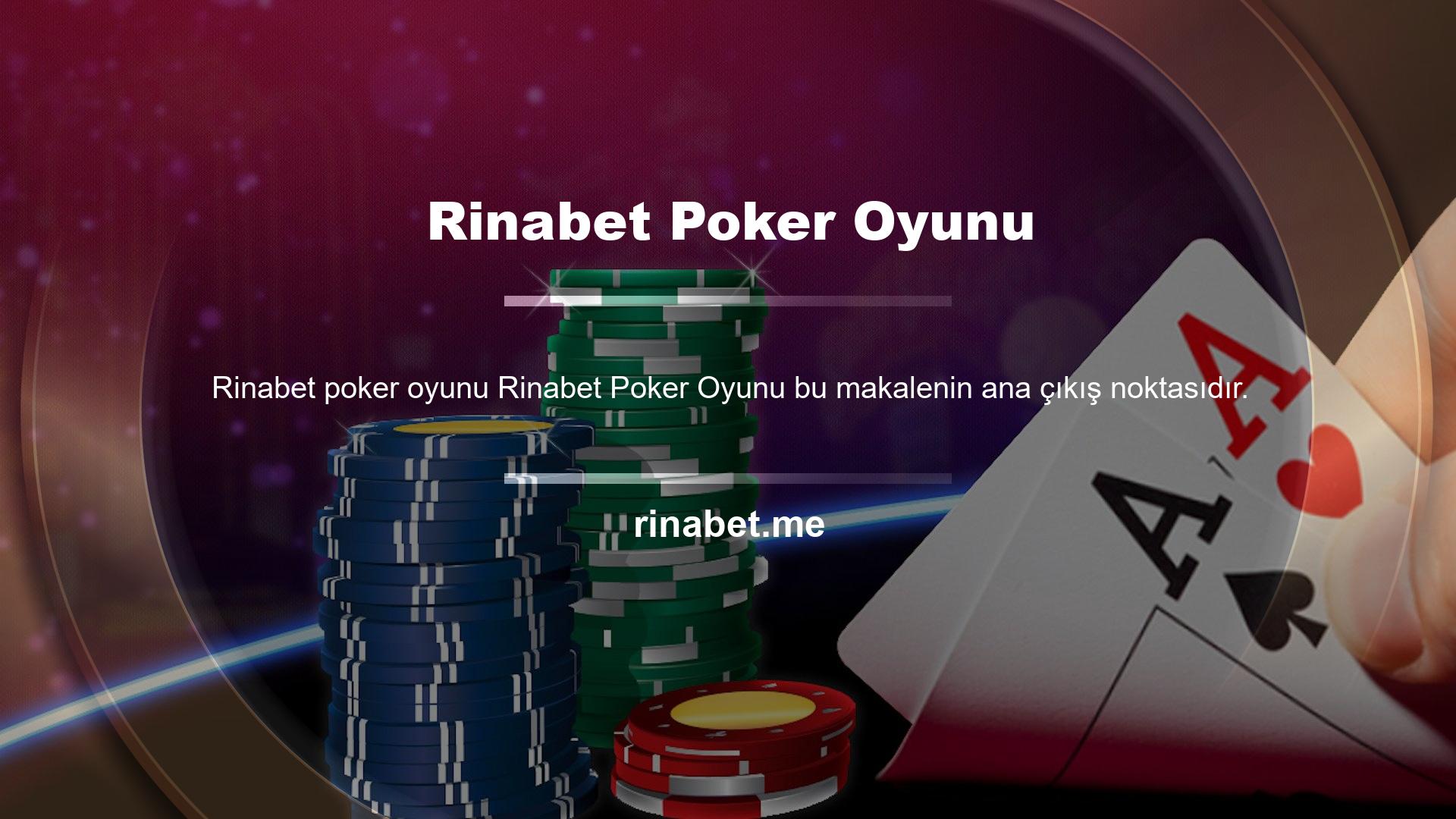Sitede insanları bekleyen poker oyunları nelerdir Daha da önemlisi Rinabet poker seçeneklerini nasıl kontrol edebilirim? Bu durumda tabi ki bu değişiklikleri nereden yapacağımı bilmiyorum